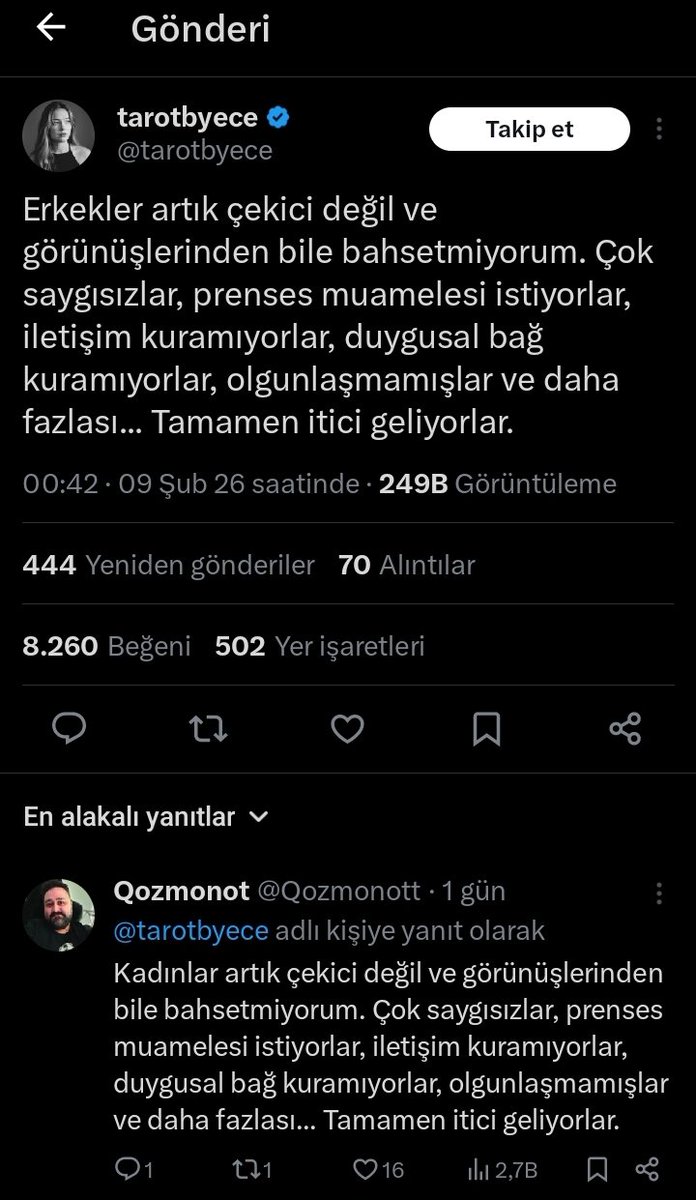 Siteyi nerdeyse bıraktığımdan beri şu iki gruba maruz kalmamanın verdiği rahatlığı, mutluluğu ve keyfi hayal edemezsiniz