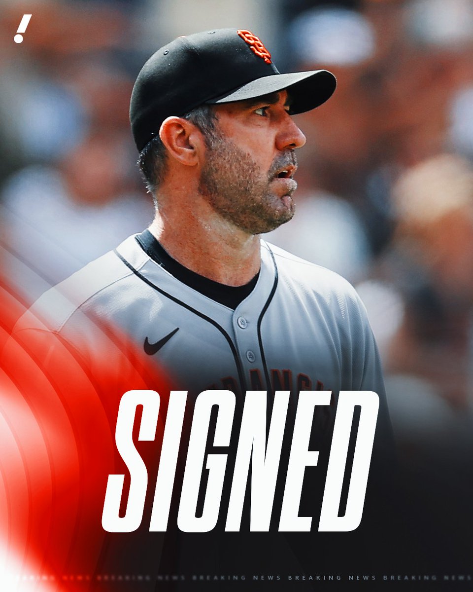 YahooSports's tweet photo. BREAKING: SP Justin Verlander is signing a one-year deal with the Tigers, per @JeffPassan.

Verlander, who turns 43 next week, spent the first 13 seasons of his career in Detroit. https://t.co/yBu2JZddOC