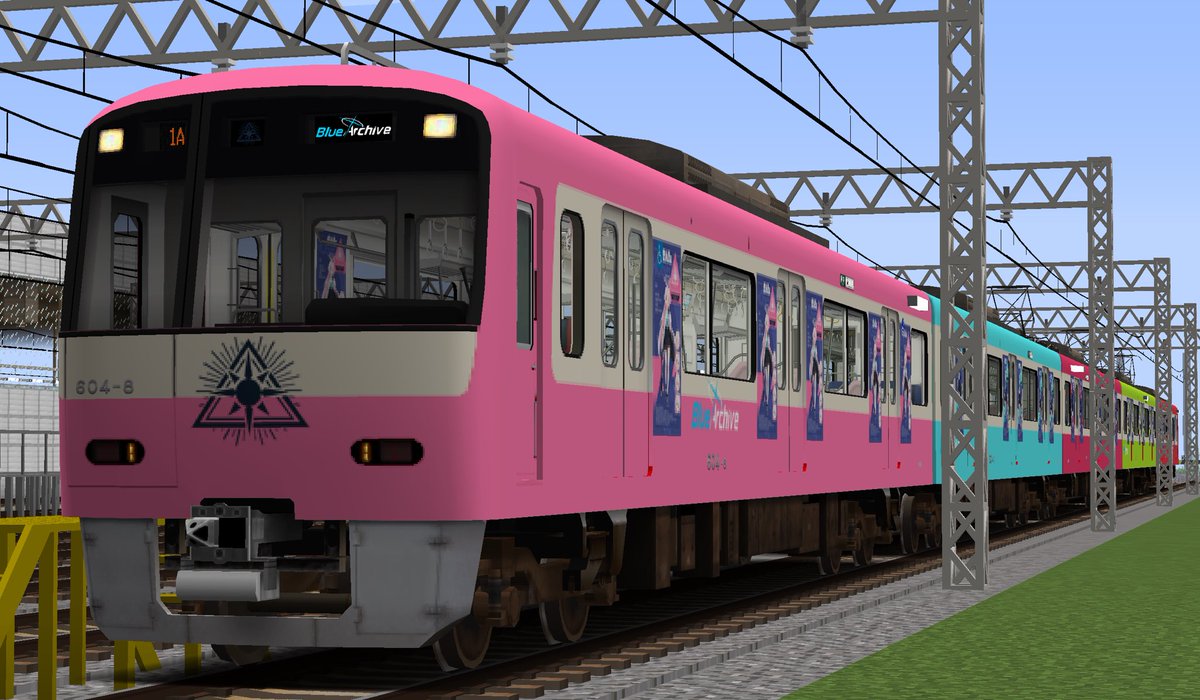 747_spotter's tweet photo. 우리열차는 “키보토스행” 열차입니다

#RTM_SS #블루아카이브 https://t.co/wcMBNTQpcJ