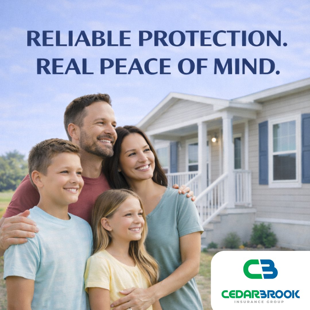 CedarBrookInsur's tweet image. We’re proud to help families protect what matters most, with coverage you can count on and people you can call.

Cedarbrook helps you review coverage, close gaps and make sure your family is protected.  bit.ly/4hlNsiJ

#Cedarbrook #Insurance #ProtectYourHome #PeaceOfMind