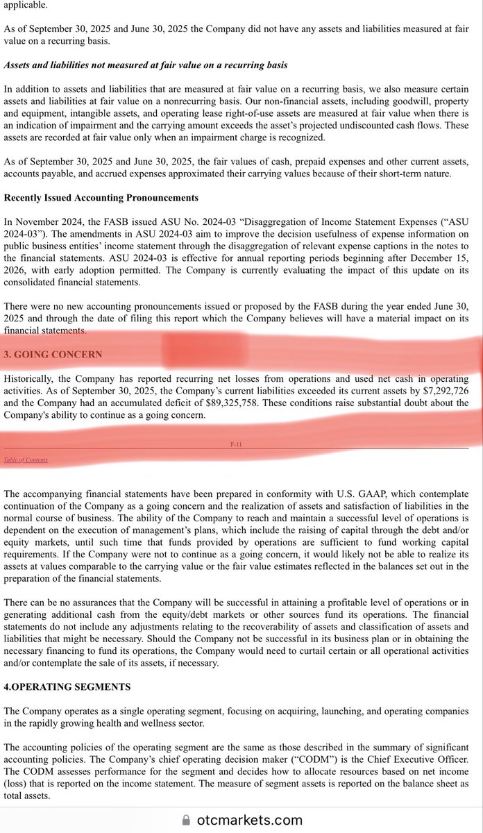 Shaikh01012021's tweet photo. $KOAN NEWS of LOI with $MWAI 🚨
Please check the Form 10-Q
And must read the GOING CONCERN 👇
https://t.co/54HlOKhAC5 https://t.co/qVPIxE1QtQ