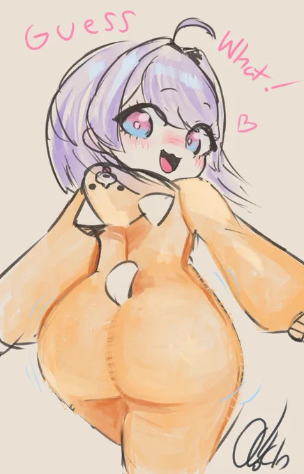 Amiya says "Guess what! Corgi Butt!!!"