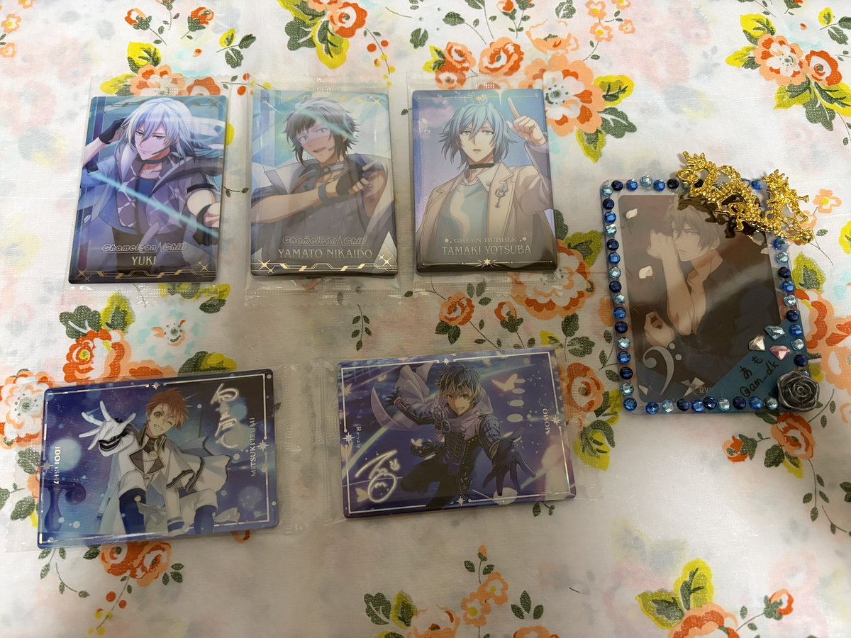 am__dk's tweet image. 【交換】
アイナナ ウエハース

[譲]大和、三月、環、*百、千

[求]
シャフユニ→龍之介
箔押し→龍之介、楽

箔押しはなるべくどちらも見つけたい為、*のお返事はお時間いただきます。

郵送交換

よろしくお願いいたします。