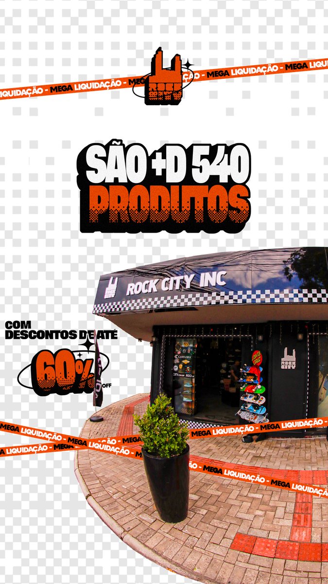 RockCityArmy's tweet photo. 🔥💥 Mega Liquidação Rock City 💥🔥

É desconto de verdade, não promessa.
São mais de 540 produtos com até 60% OFF em quase toda a loja. Camisetas, bermudas, tênis, acessórios, skate e muito mais, tudo com preço que não volta. 👀⚡

https://t.co/6qLZzS5kfz https://t.co/0MFfLm5Xch