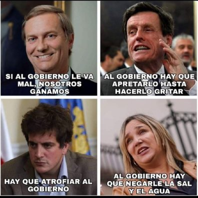 <a href="/isabelpla/">Isabel Plá J.</a> Ya...Y ¿ Esa es la escusa para seguir rechazando la propuesta ?.
Ten algo de decencia PELOTUDA, ese, fue el mantra de la oposición durante todo este gobierno... entorpecer, rechazar todo aquello que implique un beneficio para la clase trabajadora.