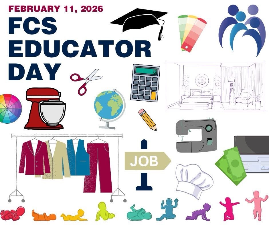 Happy FCS Educator Day!   Love being an FCS teacher!