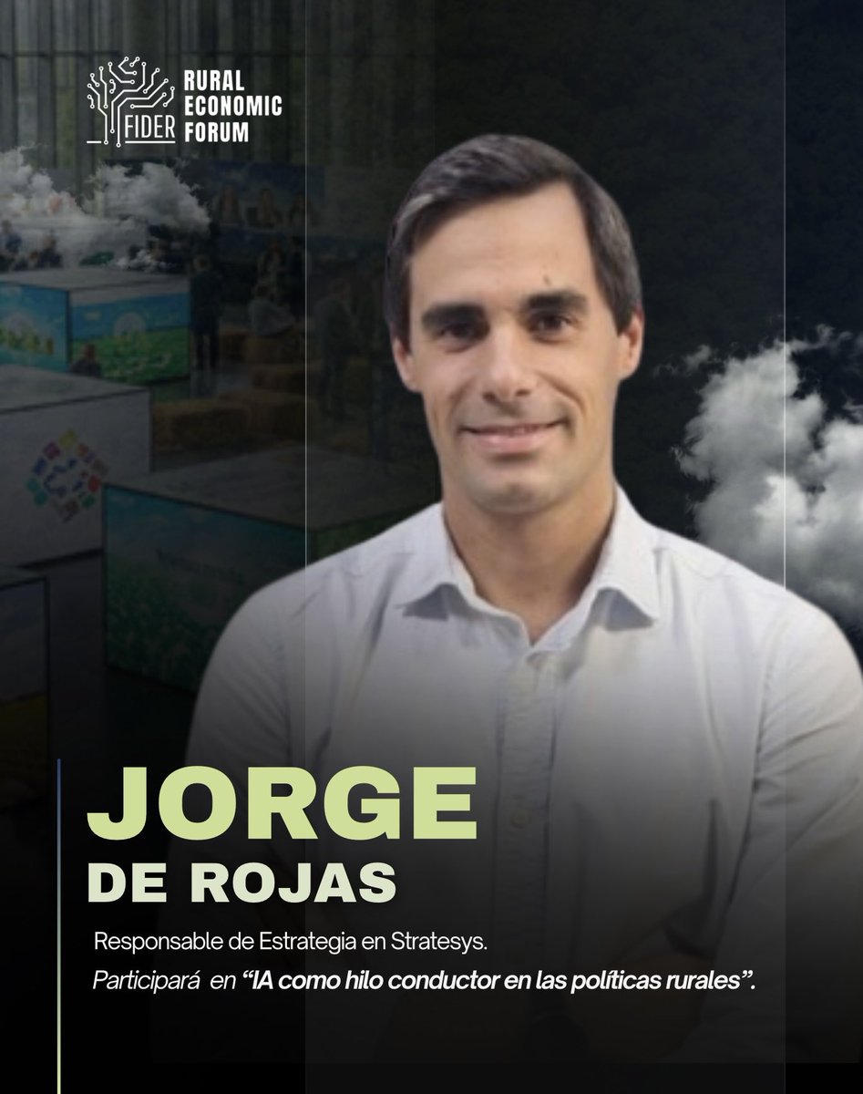 fiderforum's tweet photo. La IA está transformando la planificación del territorio. En FIDER, Jorge de Rojas participará en la sesión sobre su papel como eje en las políticas rurales.
🎟️ Entradas: https://t.co/tT6FY0cCxL
📍 Sevilla | 12–13 feb 2026
#FIDER2026 https://t.co/gimZA42PmH