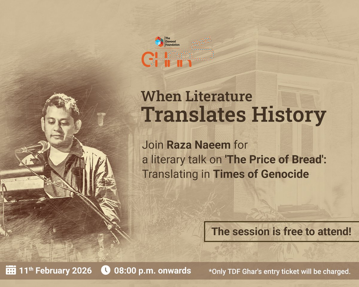 <tomorrow> Looking forward to doing my last public talk in #Karachi  tomorrow at the city's #iconic  TDF Ghar. I will be talking about my ongoing translations of <a href="/IshratAfreen/">Ishrat Afreen</a> 's remarkable 'Jang Ki #diary ' in #Urdu  . Tomorrow at 8 pm. Karachi friends do come by to say hello!