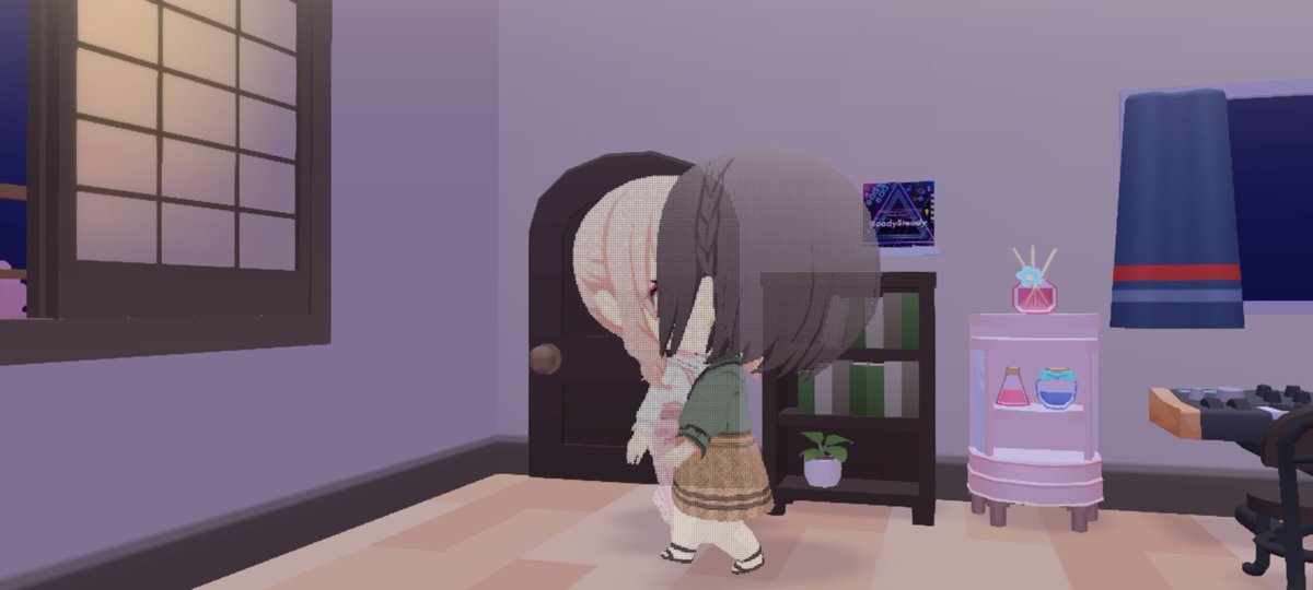 lesbians break into my house talk to each other and then kiss