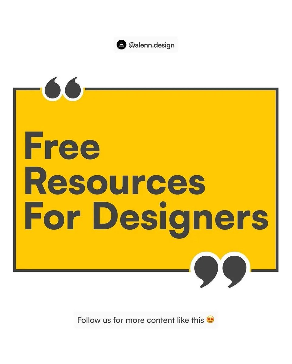 UiSavior's tweet photo. Free resources every designer needs 🔥 https://t.co/LXjDQaLcmH