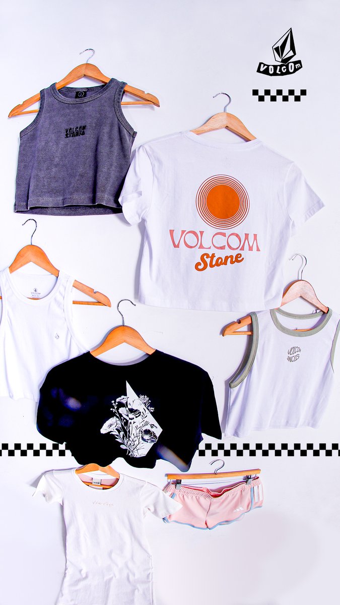 RockCityArmy's tweet photo. ✨🖤 Novidades no feminino chegaram na Rock City 🖤✨

As peças que vocês pedem já estão por aqui.
Chegaram novidades de confecção feminina das marcas Volcom, Vans e Hurley, com aquele equilíbrio certo entre estilo, conforto e atitude.

Confira em: https://t.co/6NnBojt9vJ https://t.co/70x0u1Hyxx