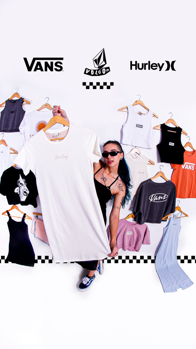 RockCityArmy's tweet photo. ✨🖤 Novidades no feminino chegaram na Rock City 🖤✨

As peças que vocês pedem já estão por aqui.
Chegaram novidades de confecção feminina das marcas Volcom, Vans e Hurley, com aquele equilíbrio certo entre estilo, conforto e atitude.

Confira em: https://t.co/6NnBojt9vJ https://t.co/70x0u1Hyxx