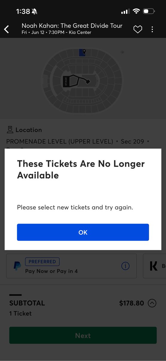 triny696's tweet photo. waiting for 1 hour in the Queue @Ticketmaster @NoahKahan  WHAT? That’s RIDICULOUS ARE U SERIOUS??? https://t.co/OiFjmcQIN2
