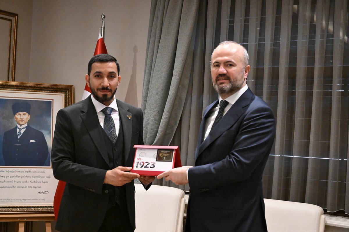 hakangulten's tweet image. Suriye Posta İdaresi Genel Müdürü Sayın Emad Alden Hamad ve kıymetli heyetini #PTT Pul Müzemizde ağırlamaktan mutluluk duydum.

Şirketimizin uluslararası alandaki güçlü konumu, teknik birikimi ve köklü kurumsal yapısı çerçevesinde; iki ülke posta idareleri arasındaki iş birliği