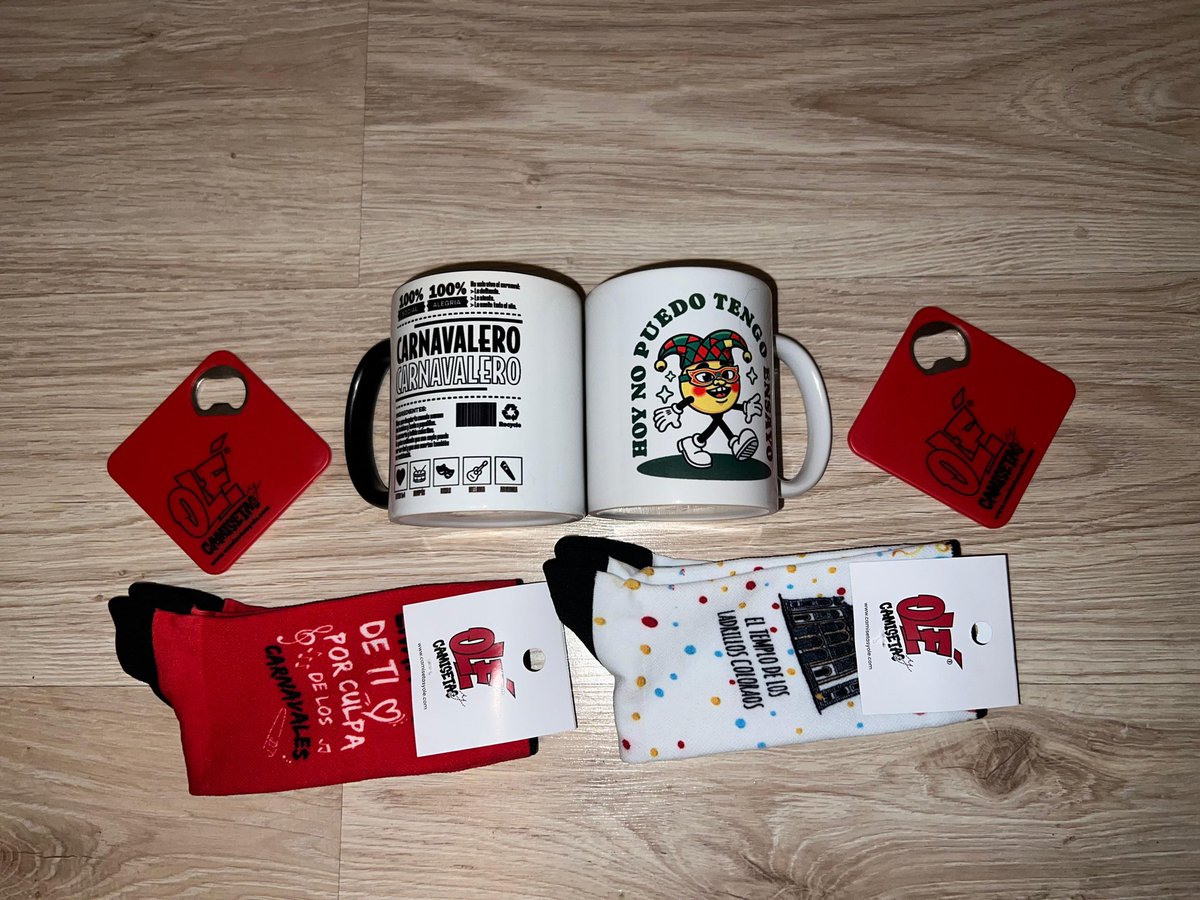 Detallazo de nuestros amigos de camisetas y olé !!!!

🎭En su página web podréis encontrar sudaderas, camisetas, tazas, calcetines y muchas otras cosas más relativas al carnaval🎭

🛒 camisetasyole.com 🛒