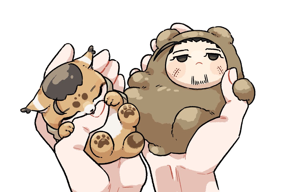 ₍₍  🐱🐻  ⁾⁾🤲