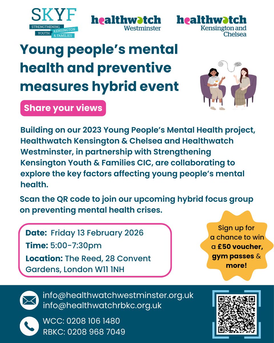 Healthwatch Kensington and Chelsea tweet media