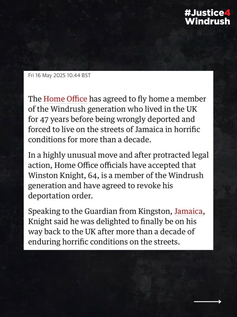 Justice4Windrush tweet media