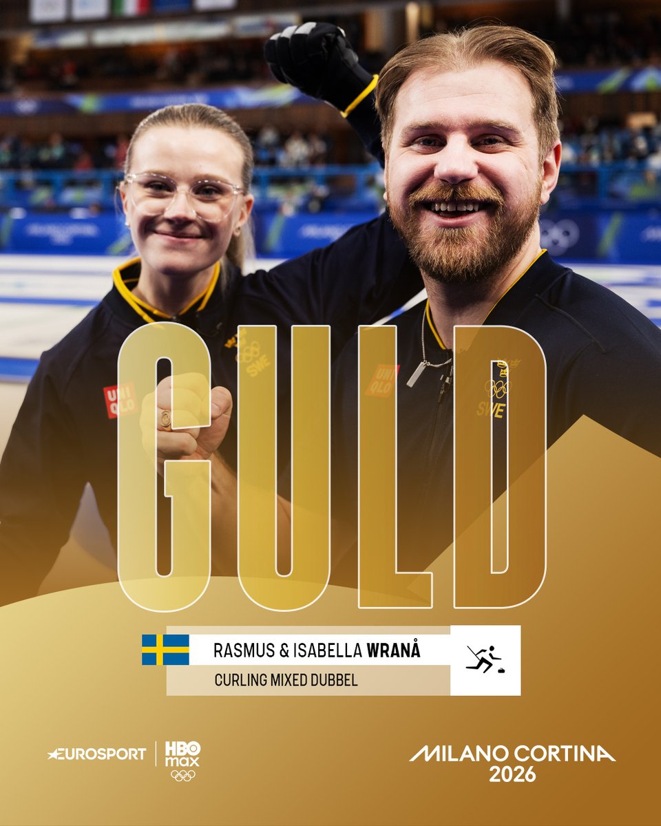 SYSKONEN WRANÅ TAR OS-GULD I MIXED DUBBEL! 🤩🥇🇸🇪

📲 Streama hela OS i Milano Cortina 2026 på HBO Max och se det bästa på Eurosport 1.