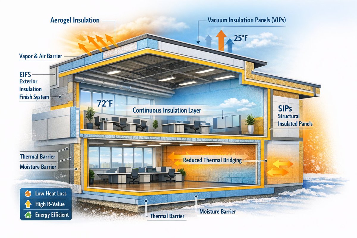 mbuildinge's tweet photo. If your envelope still has thermal bridges, it’s already outdated.

Continuous insulation is the baseline now.
 🔗https://t.co/86hk4Ijh42

#HighPerformanceBuildings #BuildingScience #MBE https://t.co/4c74U4Bzrh