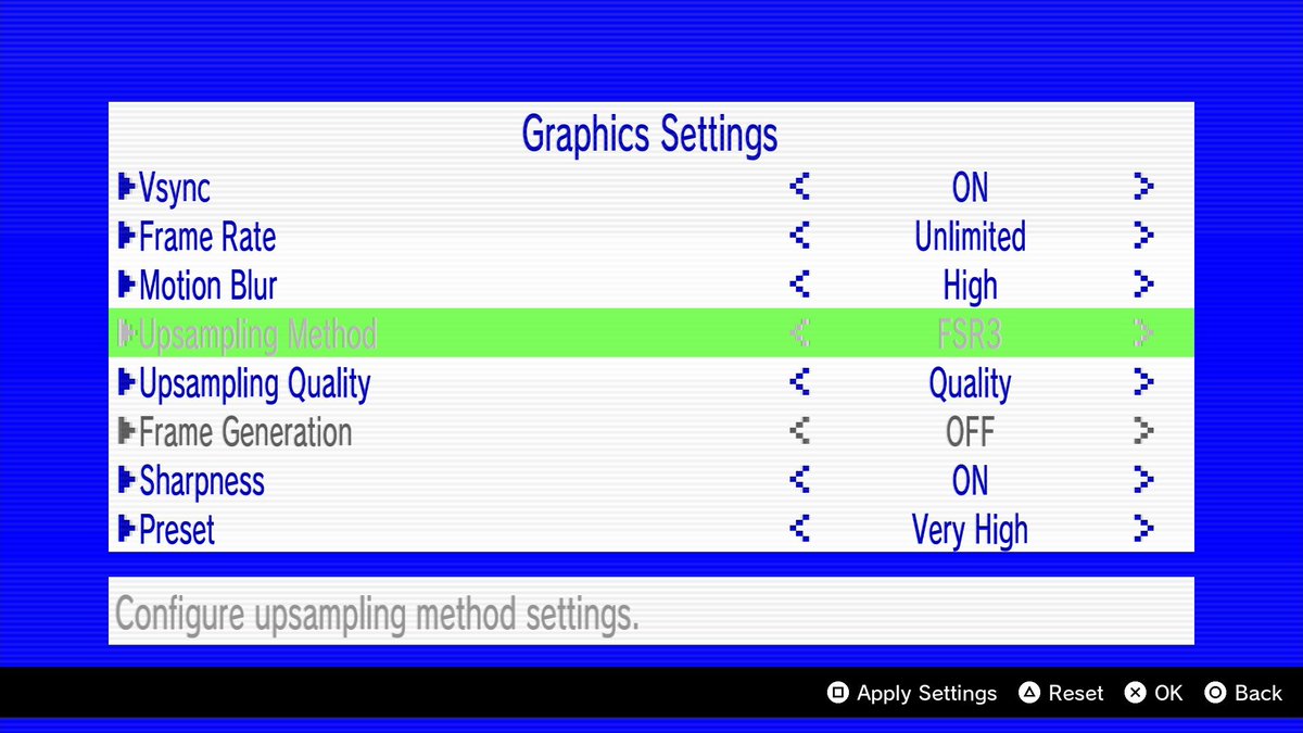 Sometimes it feels like this is the closest we'll ever get to seeing FSR on Steam.