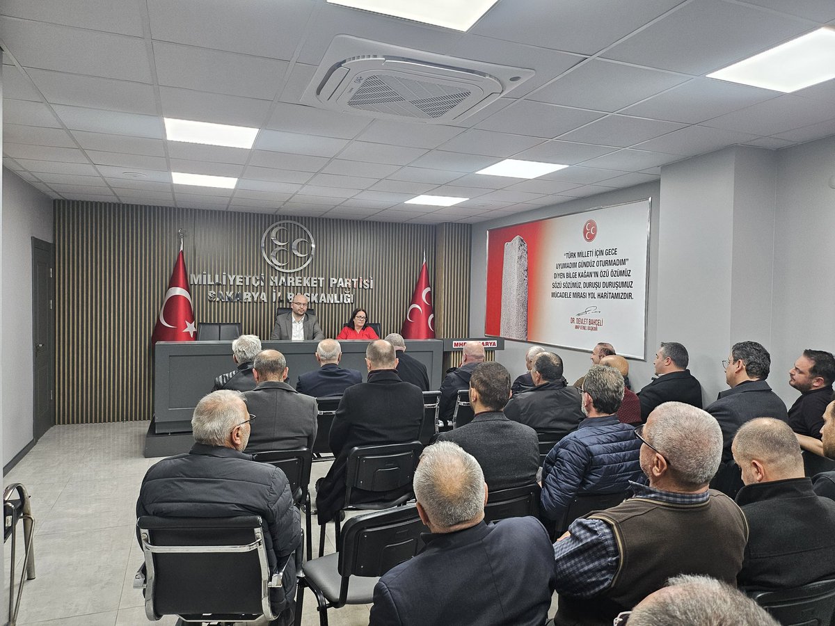 MHPSakarya's tweet photo. #Ramazan ayında yapacağımız çalışmalar hakkında istişarelerde bulunduğumuz Haftalık Olağan İl Yönetim Kurulu toplantımızı gerçekleştirdik. #MHP #MHPSakarya #SakaryaMHP #Sakarya https://t.co/tycUzioZv6