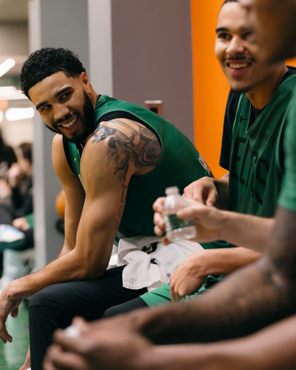 celtics's tweet photo. Making progress 💪 https://t.co/TMLjpl2FZv