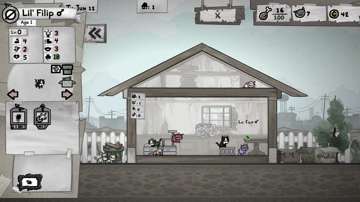 Can't wait to critmax with this lil fella. Mewgenics is already too good 🥲