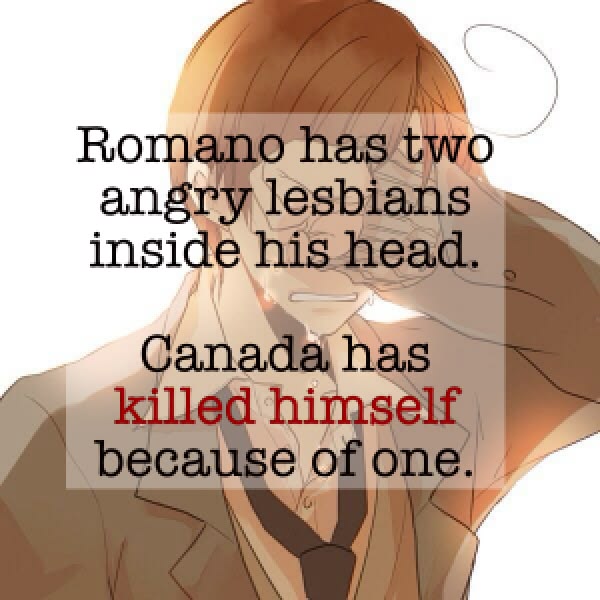 ??? why does canada always kill himself in these