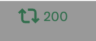 milestone:  200 RTs woo hoo. !!