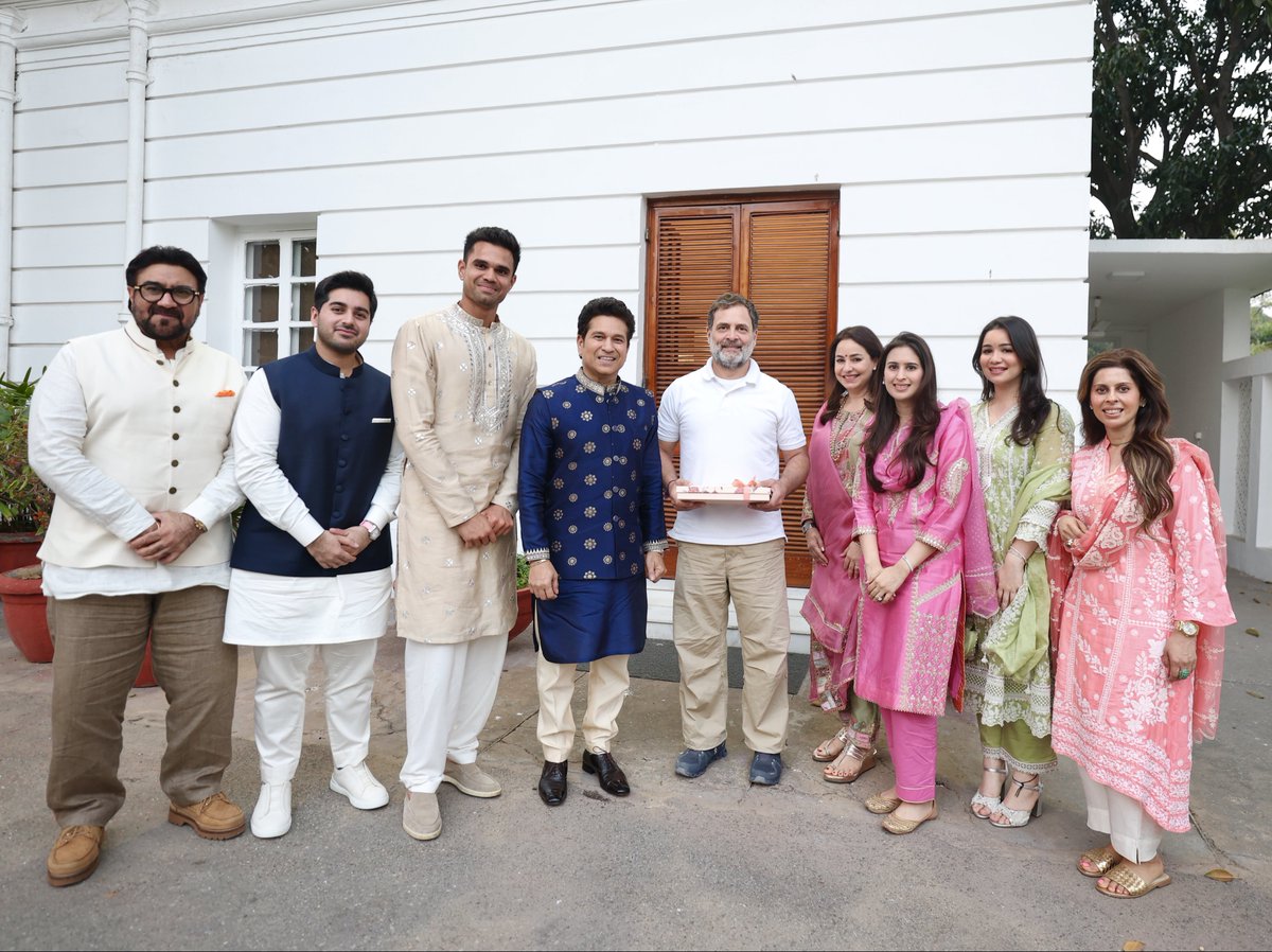 Our family had the opportunity to meet Shri <a href="/RahulGandhi/">Rahul Gandhi</a> ji and invite him to Arjun-Saaniya’s wedding.

Thank you for the warmth and hospitality you extended to us.