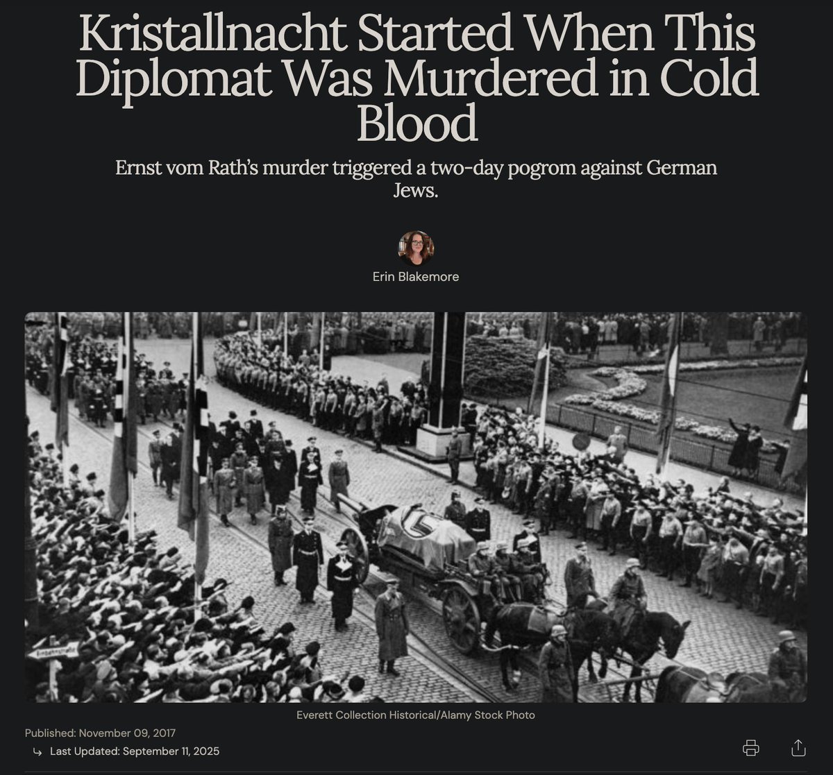 "Perhaps they shouldn't have started a war."

history.com/articles/krist…