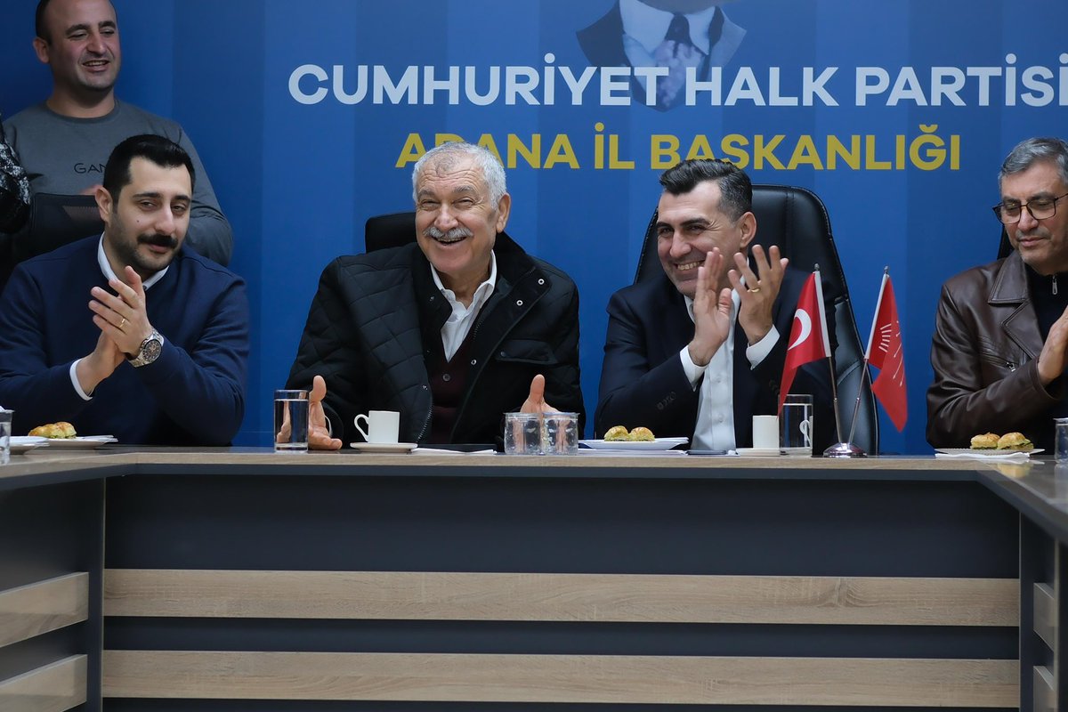 ZeydanKaralar01's tweet photo. Baba ocağımız Cumhuriyet Halk Partisi'nin Adana İl Başkanlığını ziyaret ederek İl Başkanımız Doç. Dr. Anıl Tanburoğlu ve kıymetli yol arkadaşlarımızla bir araya geldim.
Bu süreç boyunca desteğini, dayanışmasını, dualarını esirgemeyen tüm partililerimize gönülden teşekkür ediyorum.
Hep birlikte umudu büyütmek için aynı kararlılıkla çalışmaya devam edeceğiz.