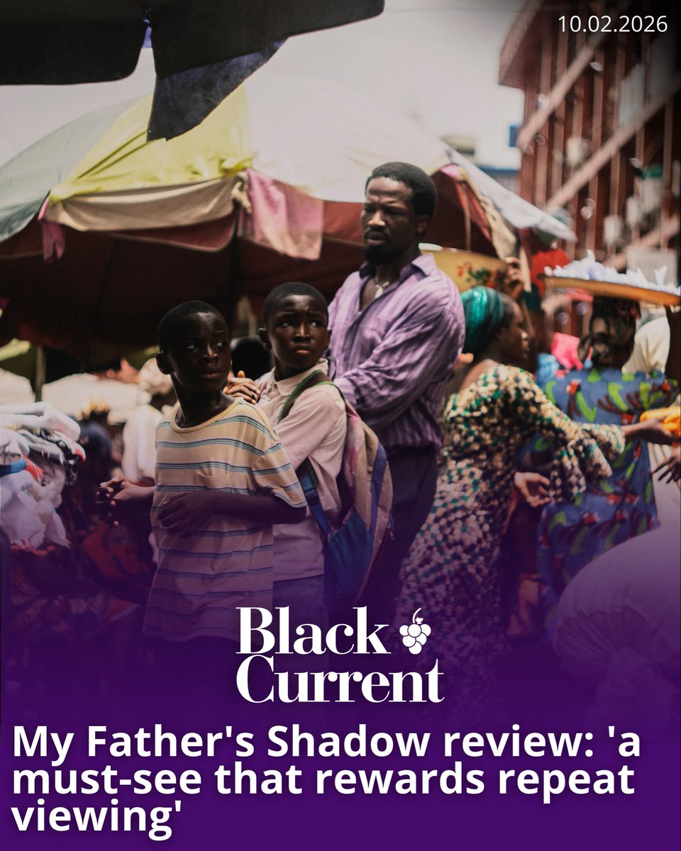 ‘My Father’s Shadow’ is pure magnificence—a vibrant, heart-shattering masterclass in storytelling that captures fatherhood, memory, and a turbulent Lagos in 1993 with breathtaking tenderness and truth.

My latest for <a href="/UKBlackcurrent/">Black Current News</a> 👇🏾
blackcurrentnews.co.uk/p/his-fathers-…