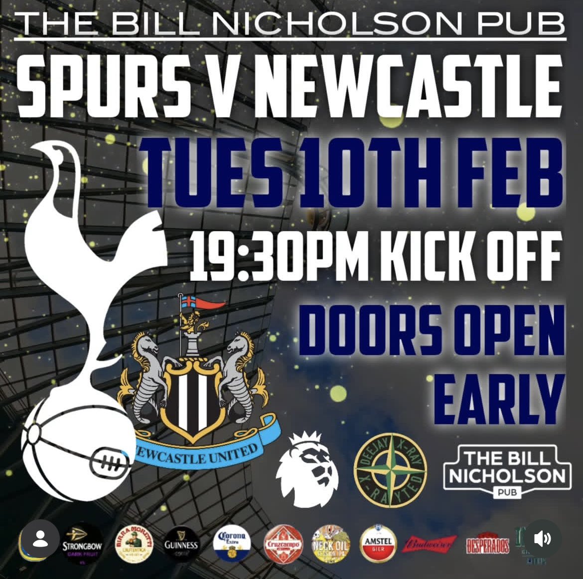 DJXRAY77's tweet image. **Catch me DJ’ing live right now at my residency for Spurs v Newcastle 🤍🎧

#XRAY #XRAYTED #THEXXRAY 💗ND

@XRAYTEDPRO 
@CRYPTIDSUK
