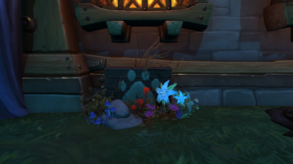 Mi pequeño homenaje a Nora en el WoW.
He tenido que quitar decoraciones para que pudiera tener al menos algo simbólico de ella. Pero al menos, mi Nora, que siempre me acompañó subida conmigo en la silla mientras jugaba al WoW, tiene su trocito en Azeroth ❤️‍🩹🐶