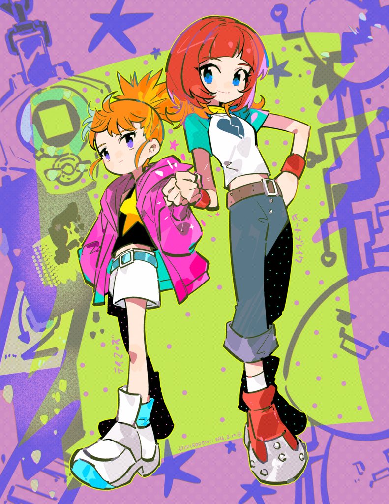 flu_cocos's tweet image. 💙🤜🏻🤛🏻🩷换装碰拳！
#ビートブレイク