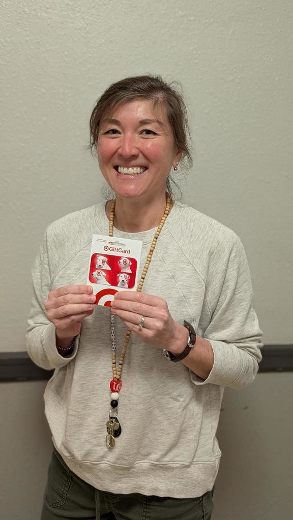 Congratulations to Heather Cantrell for being chosen as our Employee of the Month!

Mrs. Cantrell is incredibly welcoming and encouraging to both students and faculty, always greeting everyone with a smile and willingly assisting students as needed. She is a rockstar!