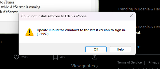 zlEdah03's tweet photo. @altstoreio Try to guess what's an issue now that I haven't been able to solve for the past entire day... https://t.co/xOOTygCwPd