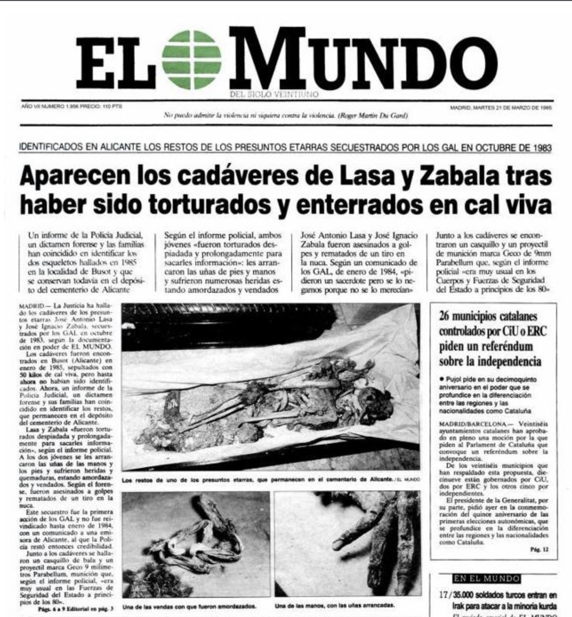 MiquelReal's tweet photo. Molta gent critica a Felipe González perquè s'estima més votar en blanc que a Sánchez si pacta amb Bildu.
Jo, en canvi, ho veig coherent. El blanc és el color de la calç viva.
Un color que al PSOE li agradava encara que ara sembla que ho han oblidat.
Digueu-li "X"... https://t.co/mNVTlnGQlS