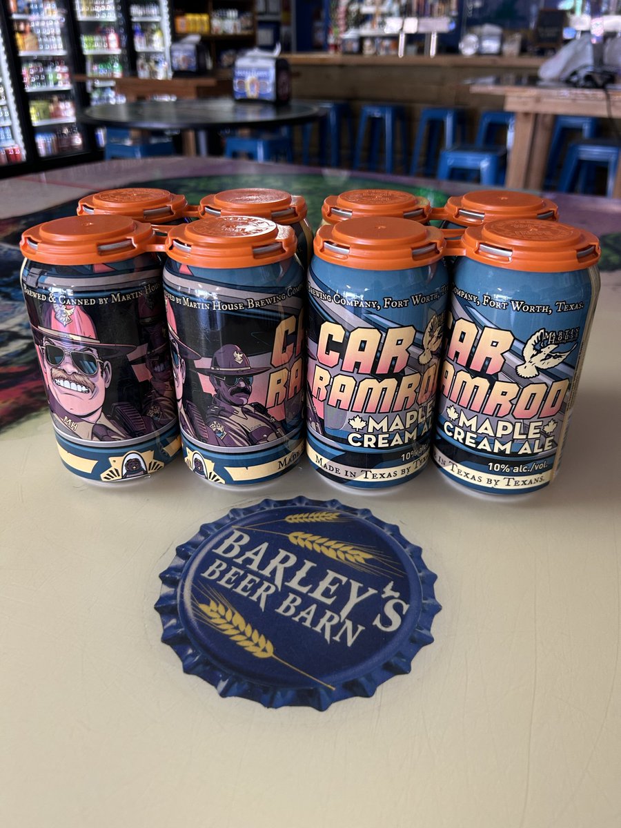 Car Ramrod Maple Cream Ale from Martin House Brewing Company is now available in cans. Come see us to stock your fridge!! 
#bestbeerstore #yourbeerstore #BBB #craftbeer #beer pints growlers cigars beerstore seasonalbeers giftcards beer  beerlovers