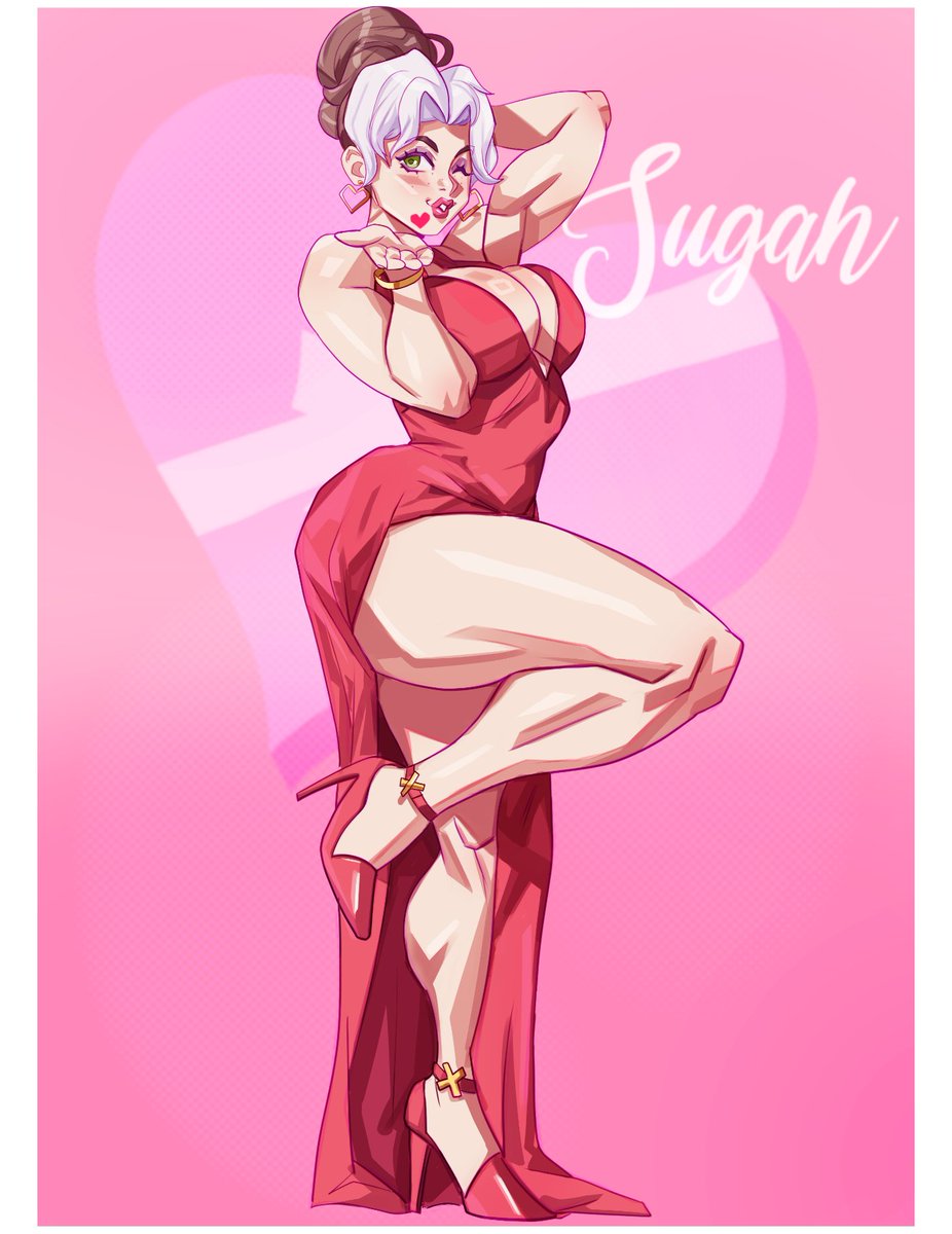 dlusionalx's tweet image. There's more ways she can zap your energy. A Rogue Valentine's cmsn.