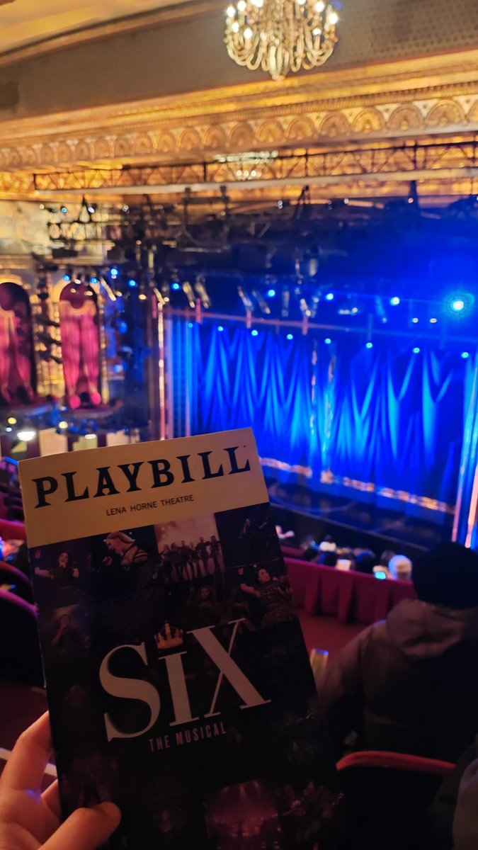 i watched SIX on Broadway :)

the music and singers were phenomenal! i wish i could hear them harmonize more <3

one day i wanna try for broadway lottery tickets! here's my top ones i wanna see!

- two strangers
- Buena Vista social club
- book of mormon