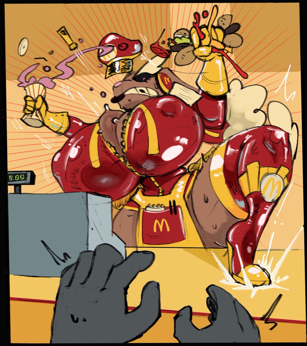 Interesting pair of c0mms for a friend!