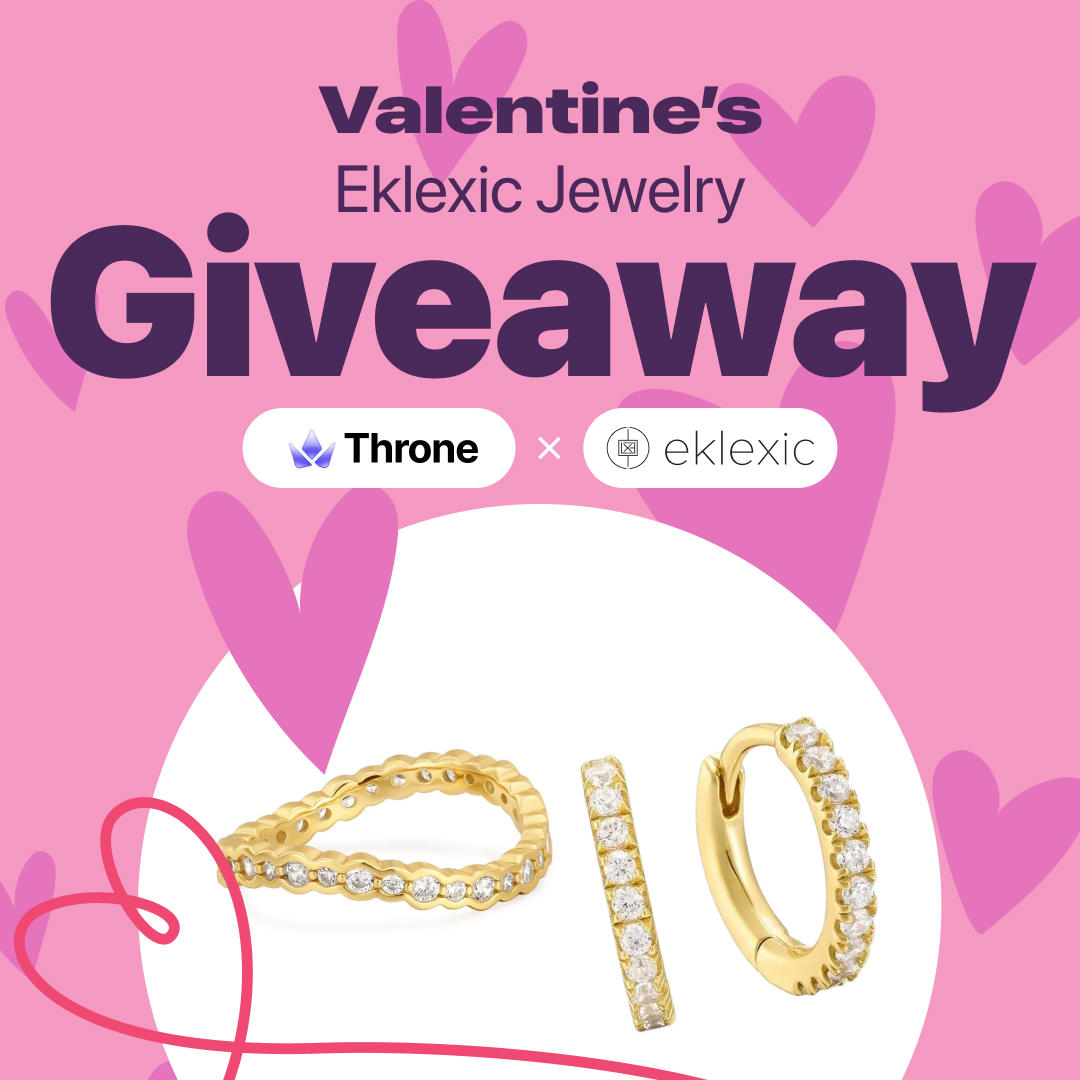 💎Jewelry Giveaway!💎

🎁We're gifting one lucky winner a wavy ring eternity band and a pair of earrings! 

To Enter
🔁 QT this post with your Throne link for a chance to win! 
⏰ You have 48 hours!