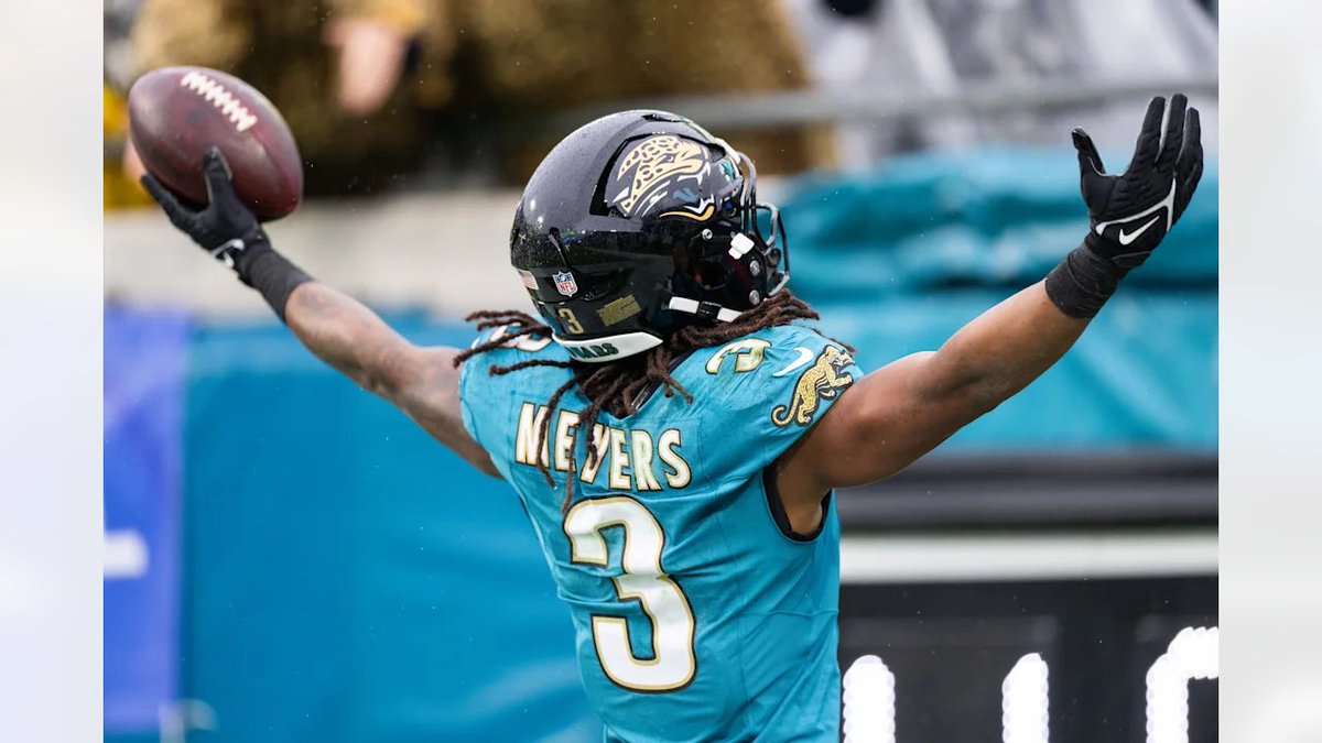 SleeperJaguars's tweet image. Most endzone targets by Jaguars pass catchers in 2025:

10-Jakobi Meyers
7-Parker Washington
6-Brian Thomas Jr
5-Tim Patrick
4-Dyami Brown
3-Brenton Strange
3-Travis Hunter

Safe to say the trust for Meyers is through the roof🚀🚀