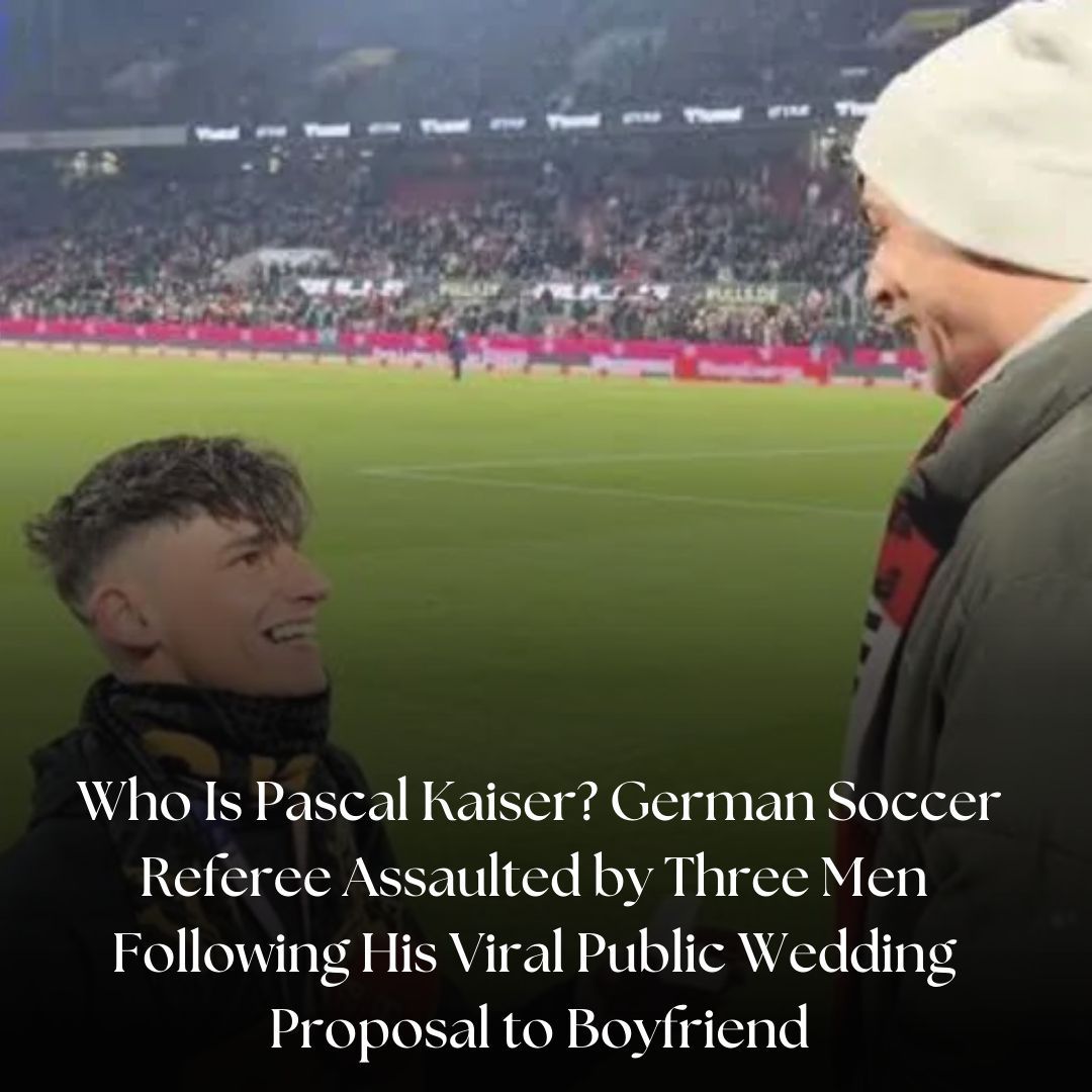 IBTimesUK's tweet image. German referee Pascal Kaiser was reportedly assaulted at home days after his viral public proposal to his boyfriend sparked online backlash 

#PascalKaiser #Referee #Proposal #Backlash

Read More: ibtimes.co.uk/quick-facts-ge…