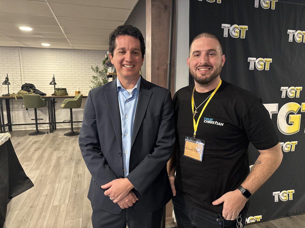 Had the pleasure of meeting <a href="/counseloftrent/">Counsel of Trent Podcast</a> this weekend and having some conversations with him. We may even be having a conversation soon for others to hear. Outside of our theological disagreements he’s a great guy.