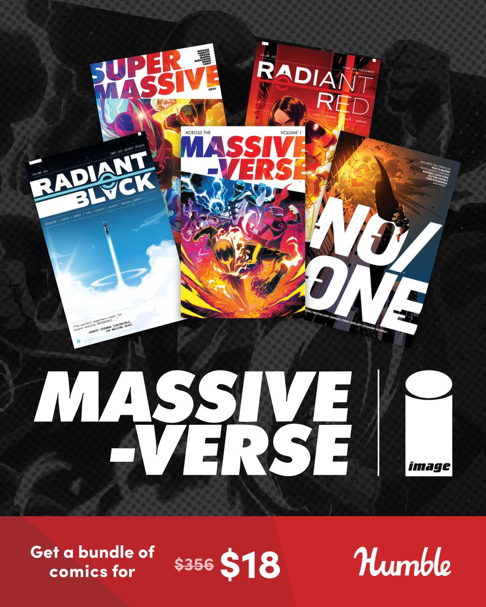 Lose yourself in an out-of-this-world bundle of comics by acclaimed author Kyle Higgins!

- Radiant Black Vol 1 - 7
- C.O.W.L. Vol 1 &amp; 2
- NO/ONE Vol 1
- and more! Supports @bincfoundation | bit.ly/4604gr9