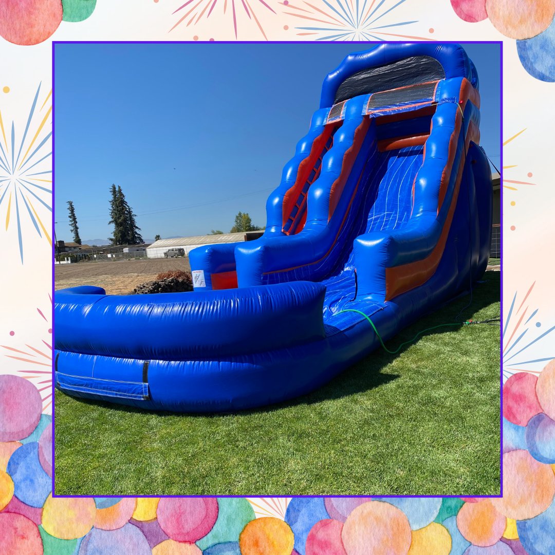 's tweet image. We take celebrations to the next level with inflatable water slides! Keep guests cool and entertained for hours on end. Reserve yours with us today! #InflatableWaterSlides
modestobouncehouse.com